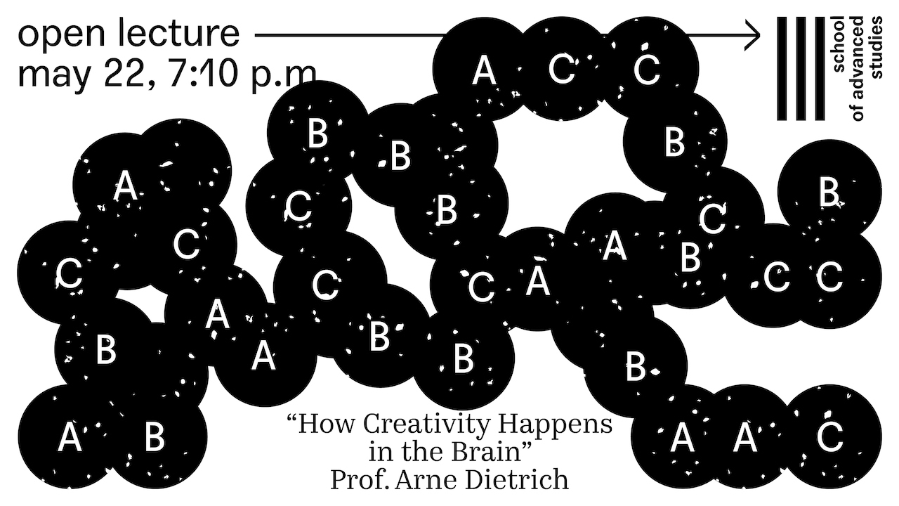 Open lecture by Prof. Arne Dietrich “How Creativity Happens in the Brain”