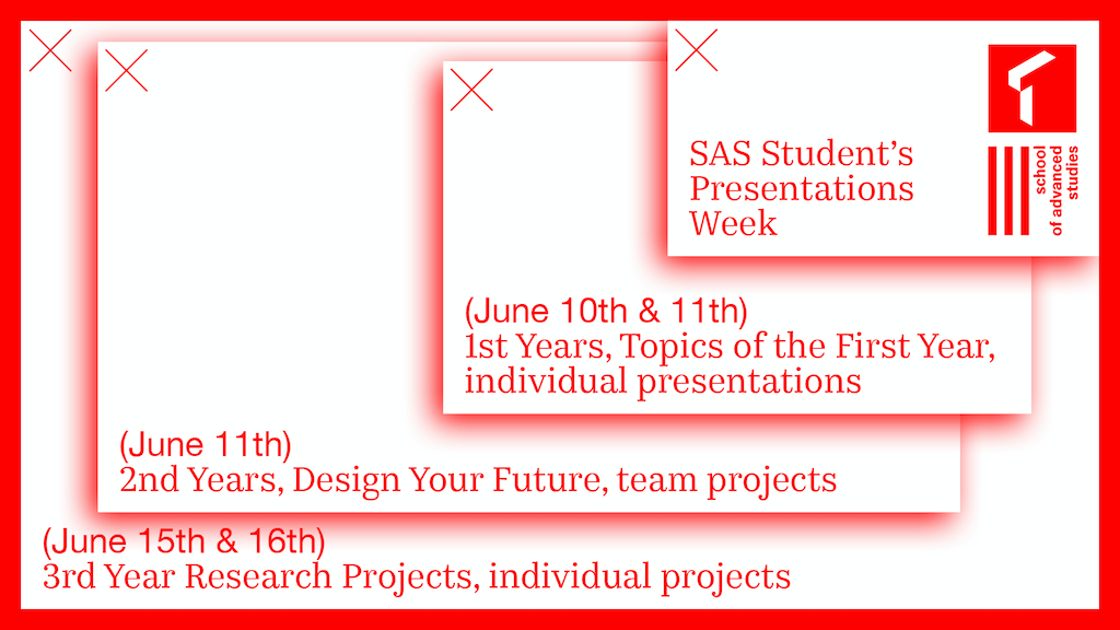 SAS STUDENTS’ PRESEN­TATIONS WEEK